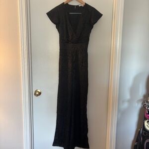 Francesca's Black Jumpsuit